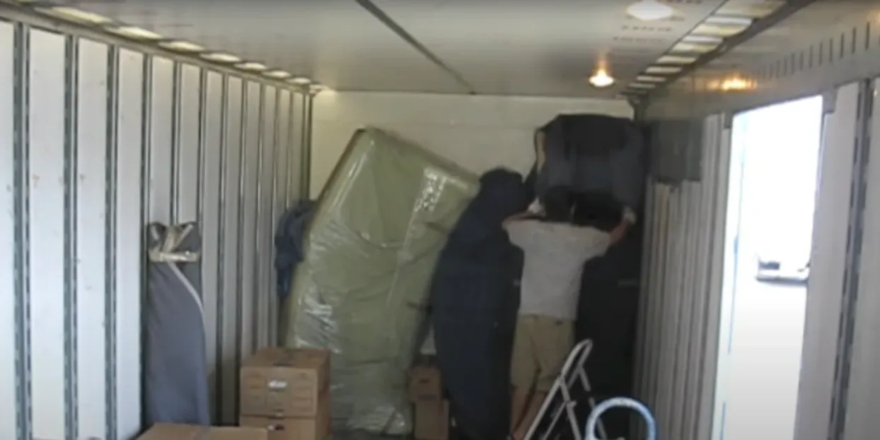 Roadway Moving truck